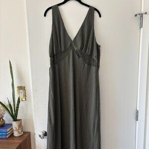 Wild Fable Green Dress With Lace